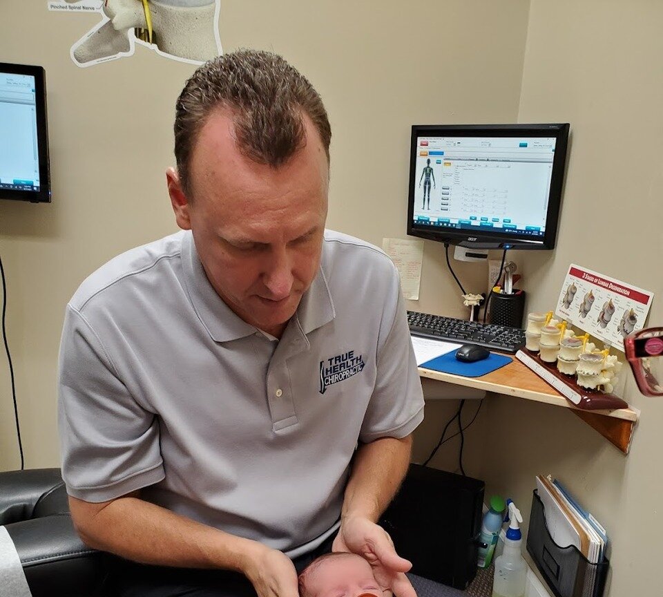Dr. Jeff Bailey, DC in the treatment room